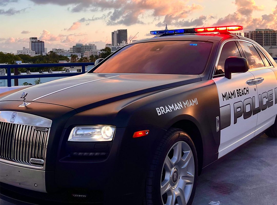 Miami Beach Police Welcome A Rolls-Royce Ghost To Its Department